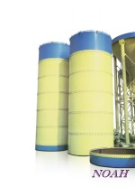 Chip powder material cement silo