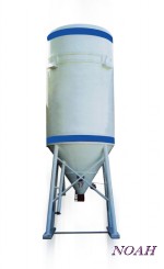 Welding cement silo